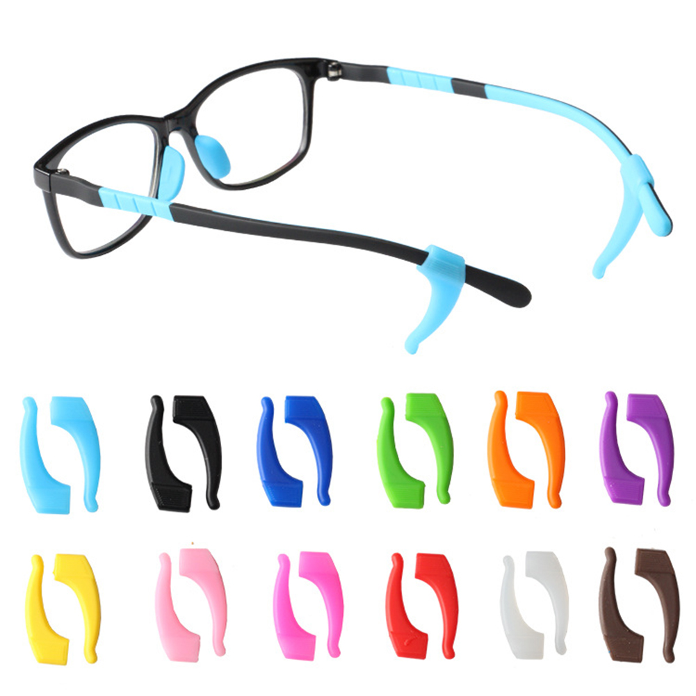 Fashion Anti Slip Ear Hook Eyeglass Eyewear Accessories Eye Glasses Silicone Grip Temple Tip Holder Spectacle Eyeglasses Grip