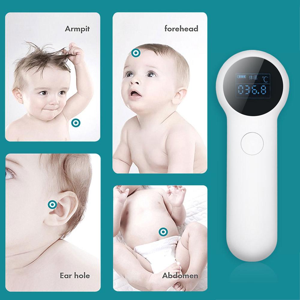 Digital Thermometer Red Laser Infrared Thermometer Non-Contact IR Pyrometer LCD Temperature Gun Back Light for Children/ Adult