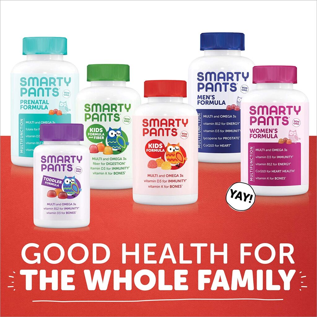 SmartyPants Kids Formula Daily Gummy Multivitamin: Vitamin C, D3, and Zinc for Immunity