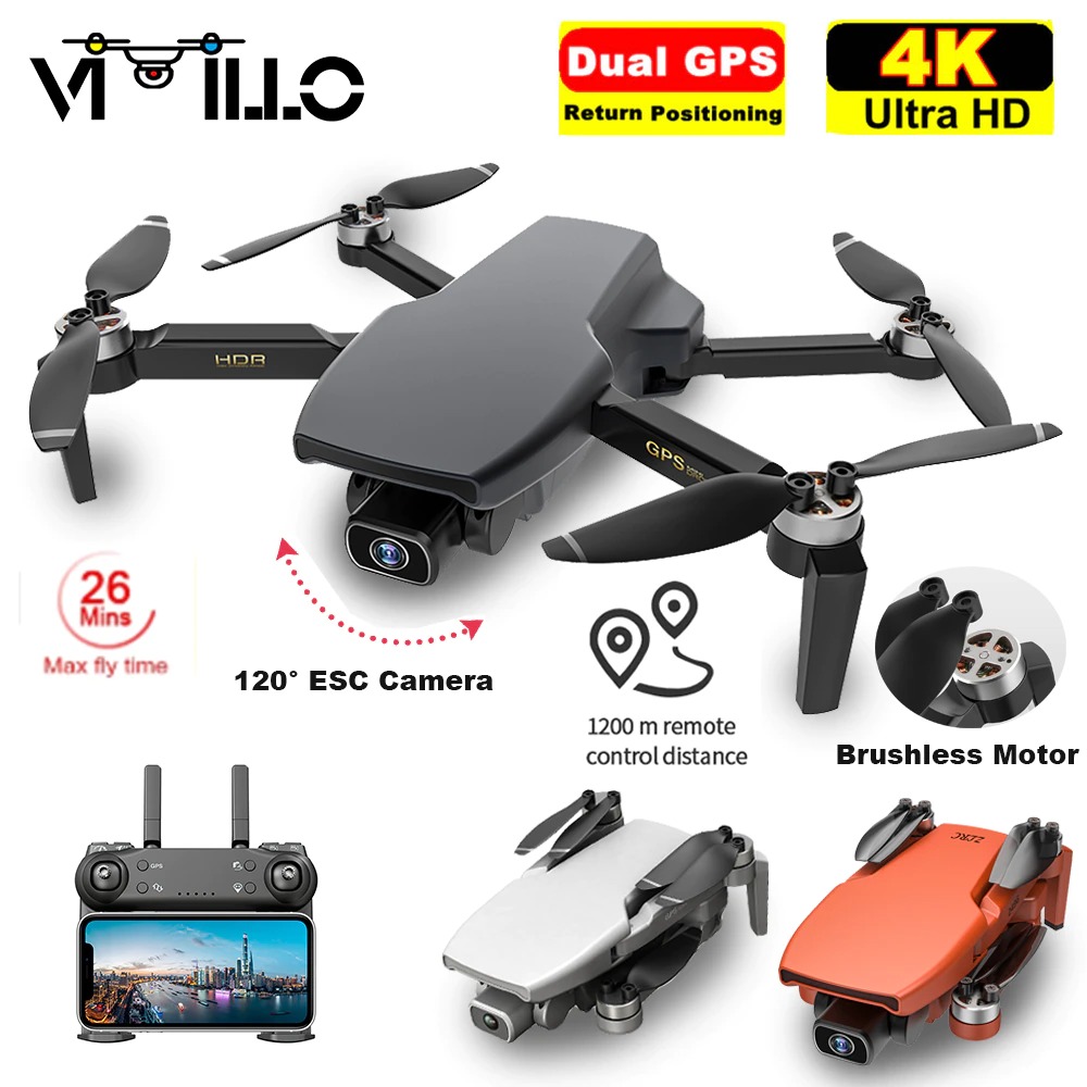 Vimillo S3 4K GPS Drone With Camera 4K Professional 5G WiFi Dron Great Value Deals