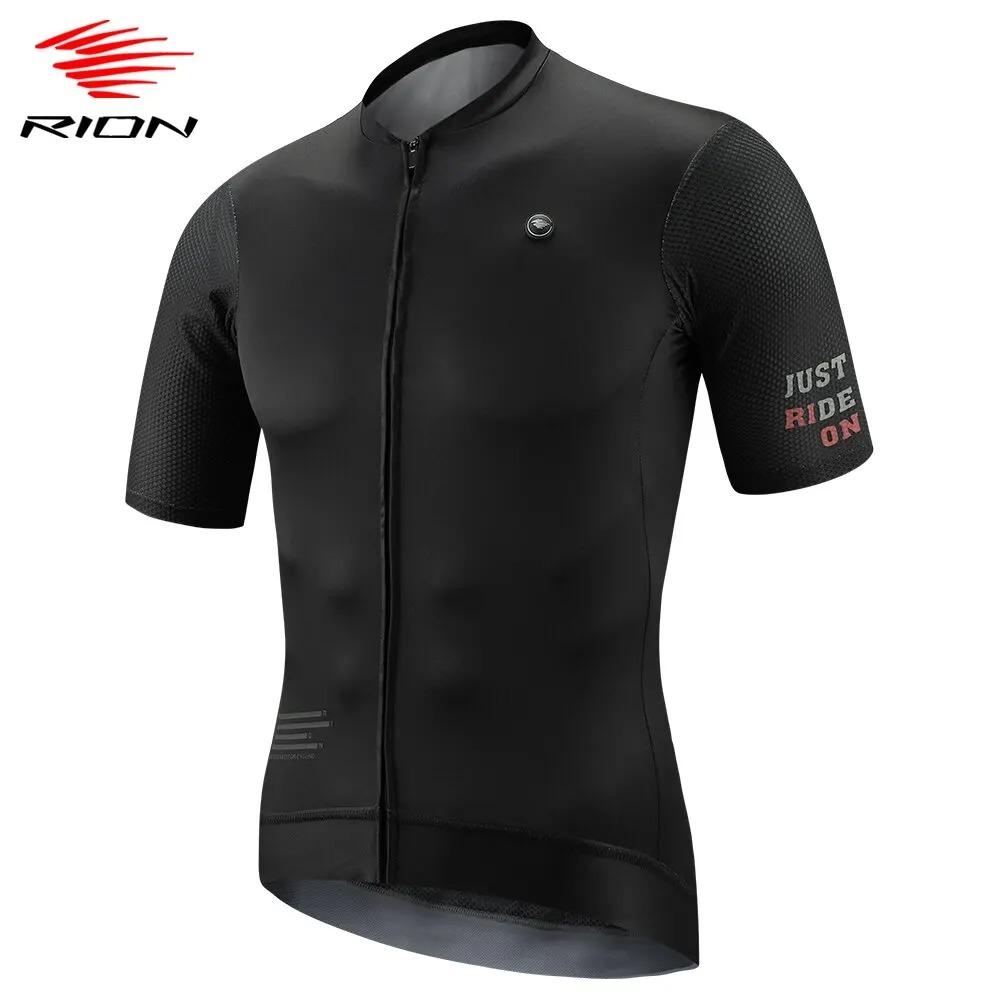 RION 2023 Men Cycling Jersey Women Bicycle Shirts MTB Mountain Bike Clothing Downhill Clothes Maillot Reflective Summer Riding