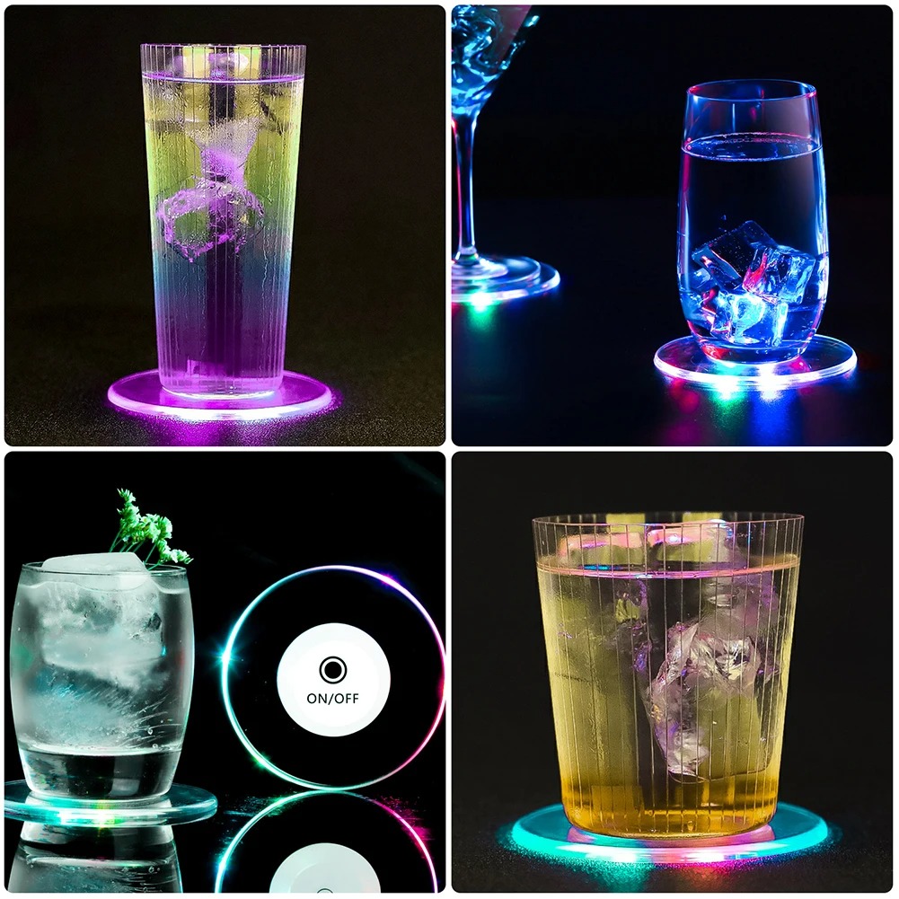 The LED Coaster Cup Holder