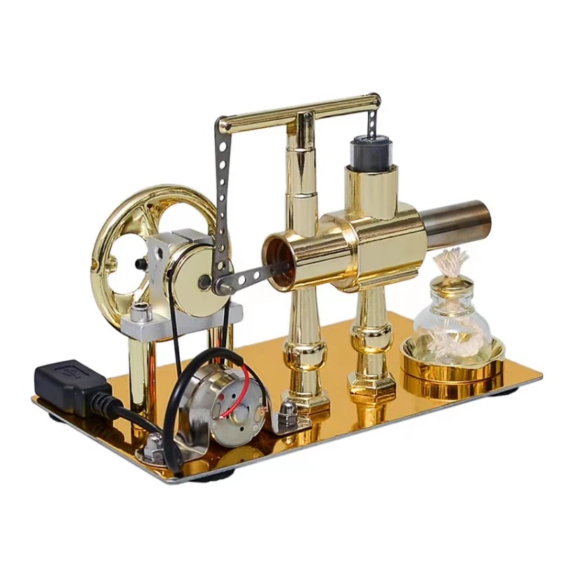 Hot Air Single Cylinder Stirling Engine